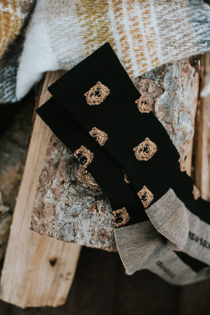 Friday Sock Co. Men's Bear Merino Wool Socks