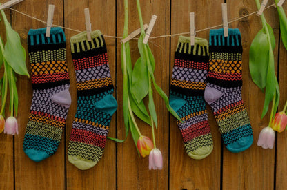 Solmate Adult Crew Artichoke Recycled Cotton Socks