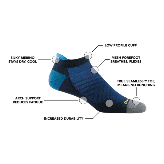 Run No Show Tab Ultra-Lightweight with Cushion Men's