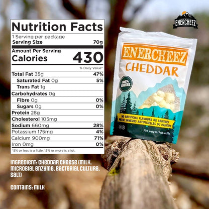 Enercheez | High Protein Cheddar Cheese Snack