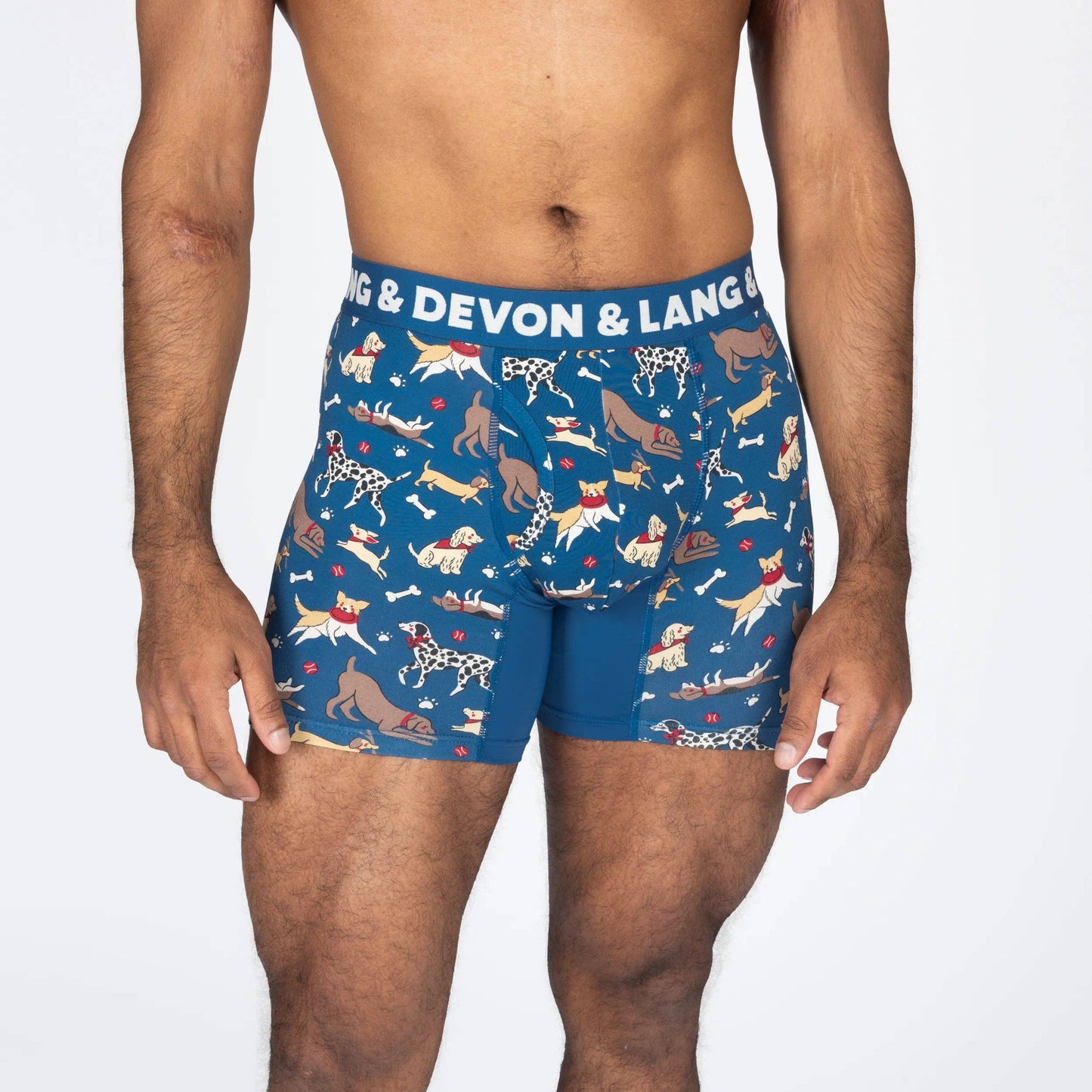 Devon & Lang Men's Venture 6" Boxer Brief - Dog Park