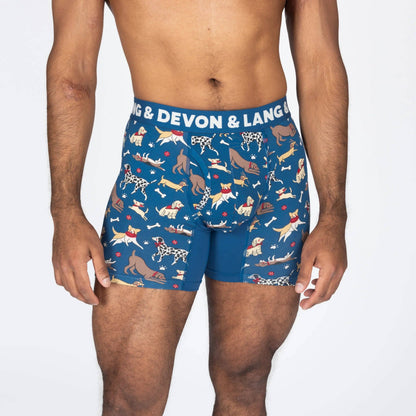 Devon & Lang Men's Venture 6" Boxer Brief - Dog Park