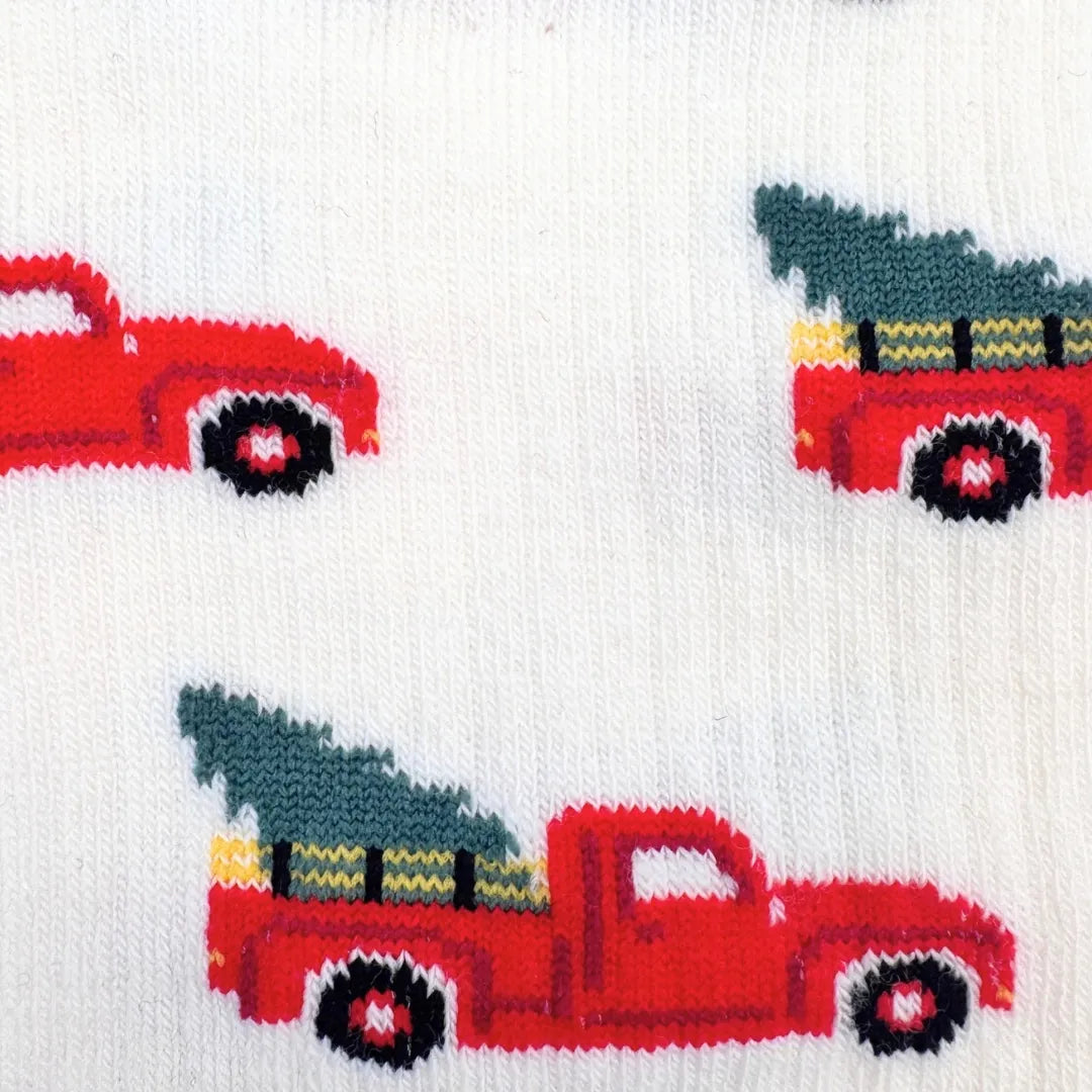 Friday Sock Co. Women's Christmas Truck Merino Wool Socks