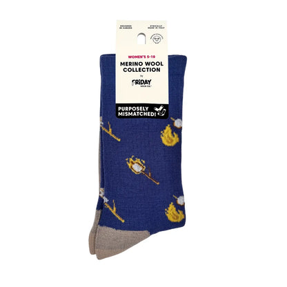 Friday Sock Co. Women's Camping S'mores Merino Wool Socks