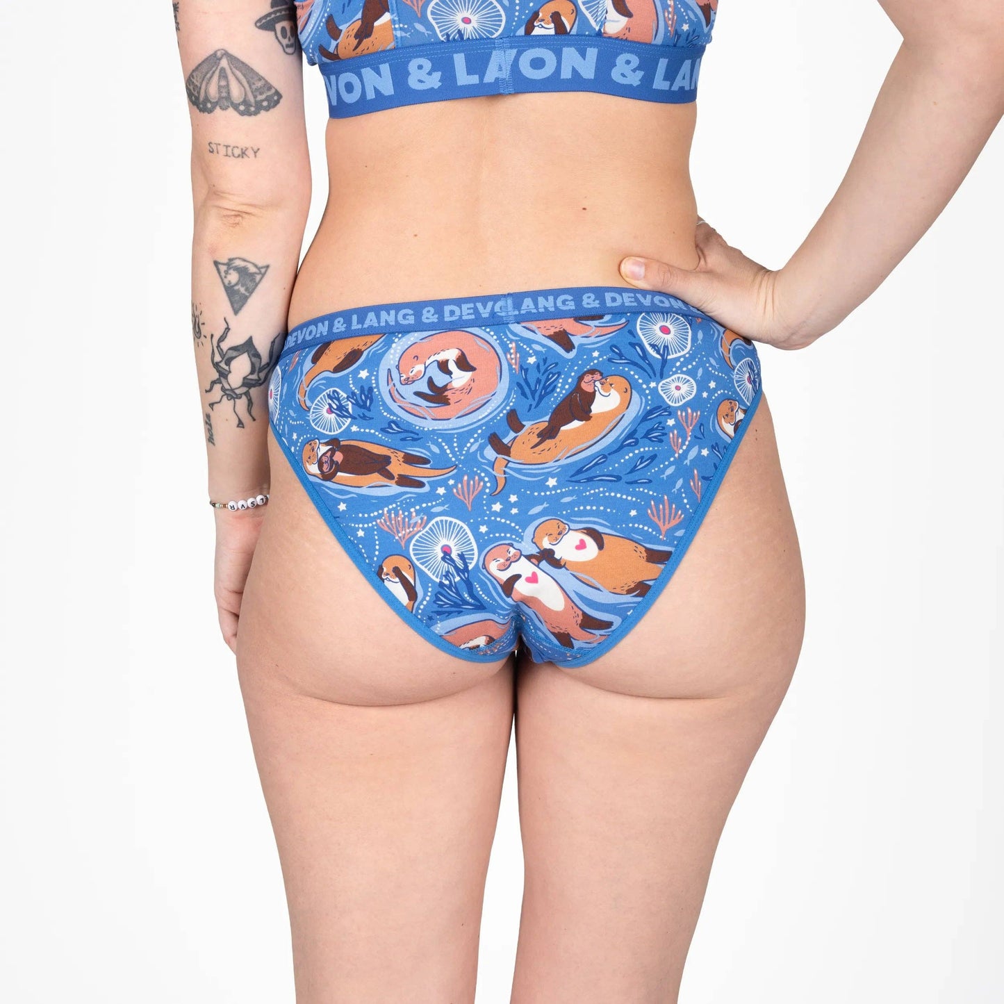 Devon & Lang Women's Katrina French Bikini - Otters