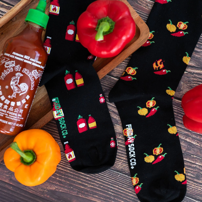 Hot Sauce and Peppers Socks Men's 7-12