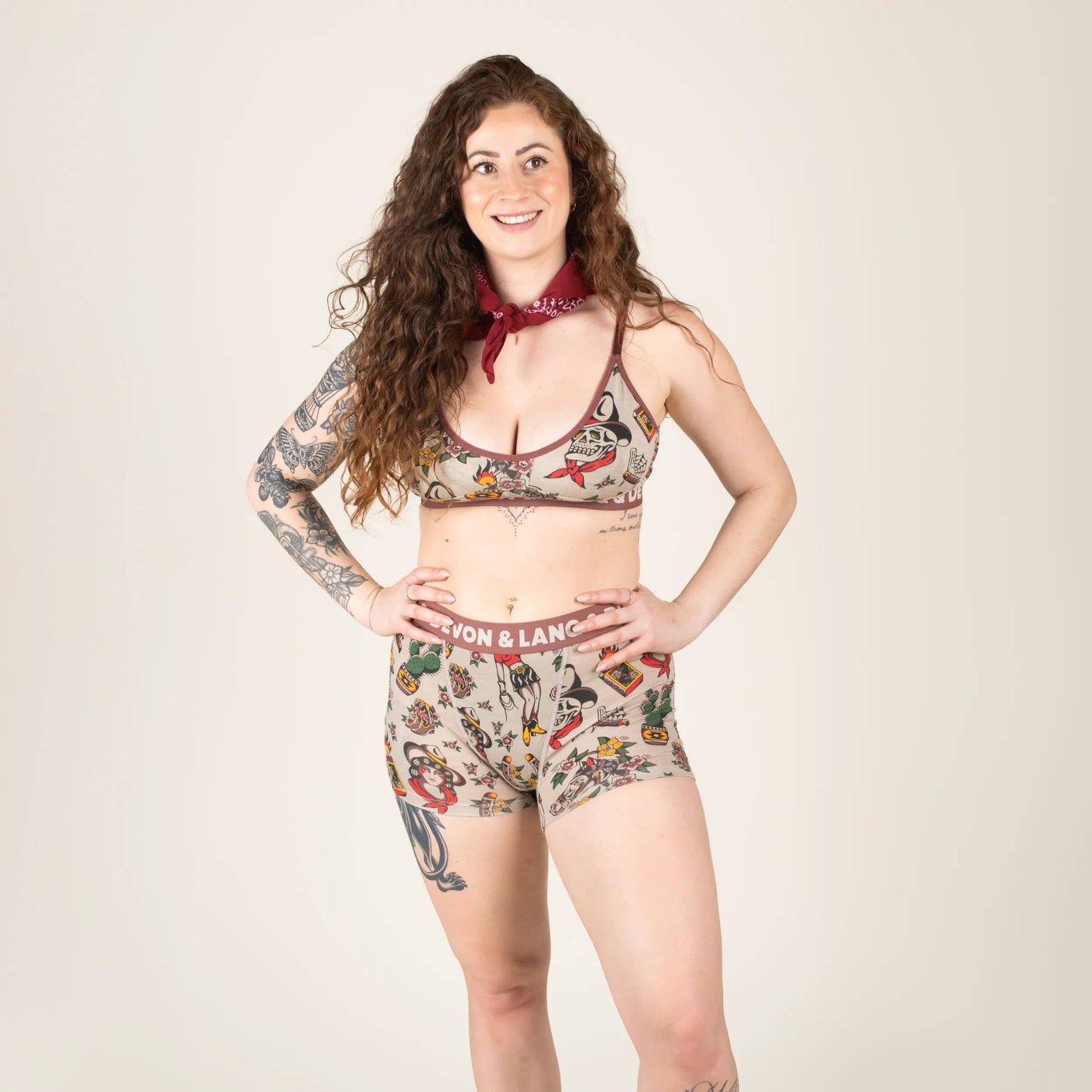 Devon & Lang Women's Bria 2.5" Boyshort - Vintage Outlaw