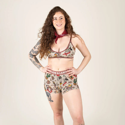 Devon & Lang Women's Bria 2.5" Boyshort - Vintage Outlaw