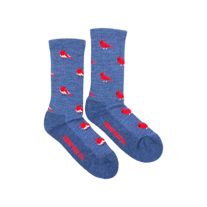 Cardinal & Robin Merino Wool Sock's Women's 5-10