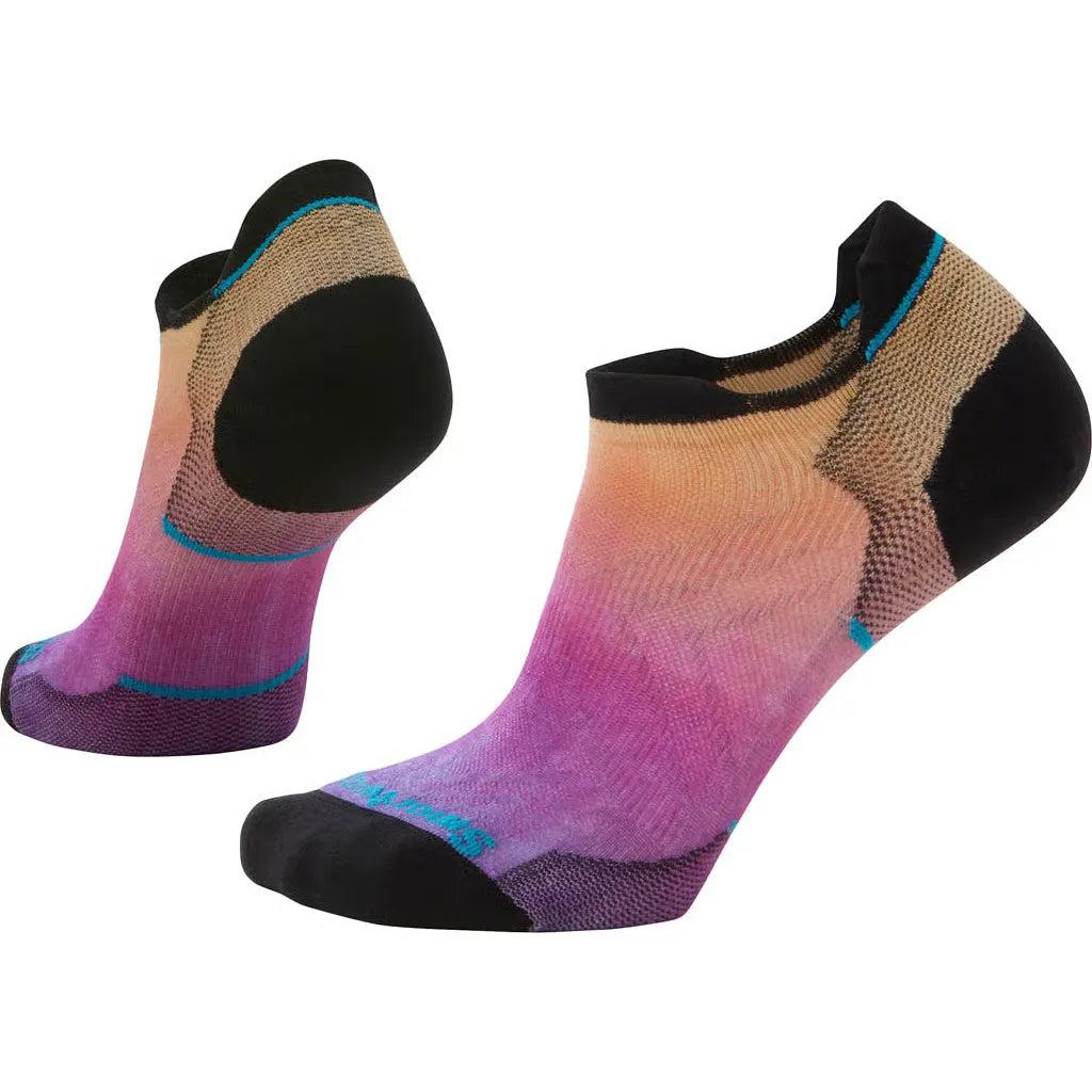 Smartwool Women's Run Zero Cushion Ombre Print Low Ankle Socks