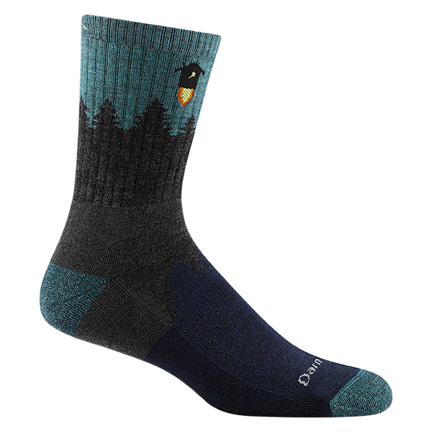 1974 Number 2 Micro Crew Midweight Hiking Sock