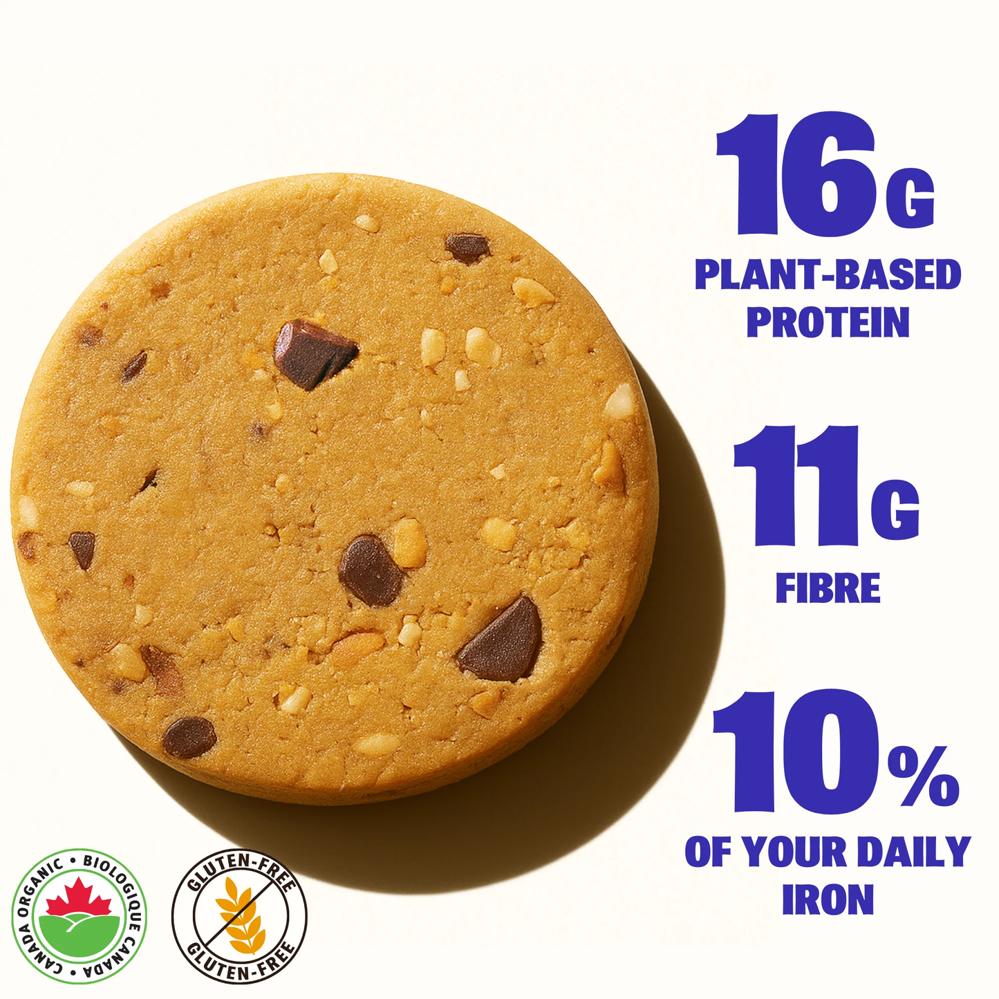 Peanut Chocolate Chip Organic Protein Cookie