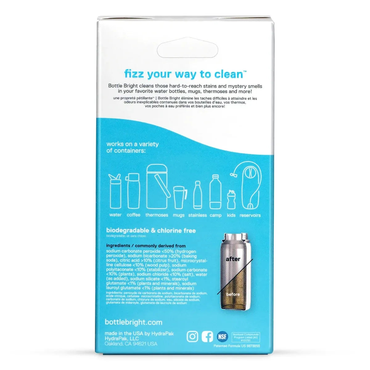 Bottle Bright Hydration Cleaning Tablets 36 Pack