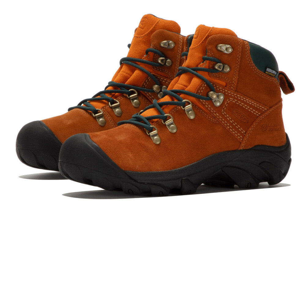 The Keen Men's Pyrenees Hiking Boot in Syrup brown,