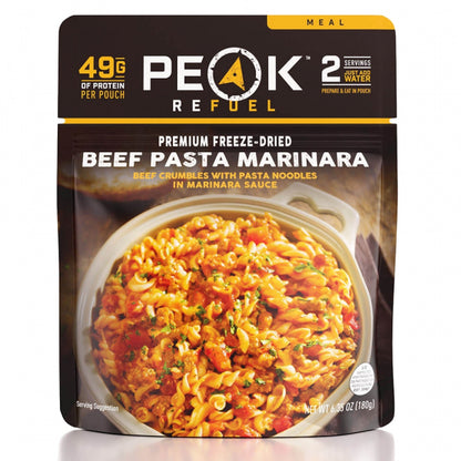Peak Refuel | Beef Pasta Marinara Backcountry Meal