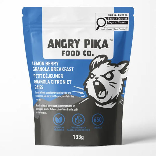Angry Pika Lemon Berry Breakfast Granola - High Energy Trail Fuel
