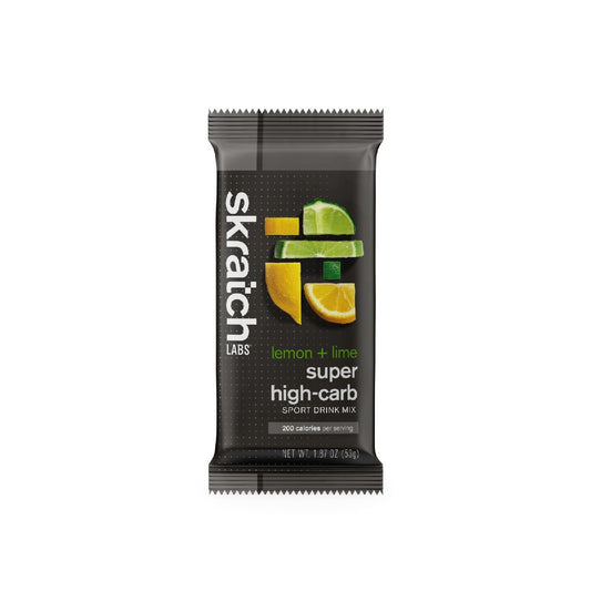 Super High Carb Sport Drink Mix Lemon + Lime Single Serve