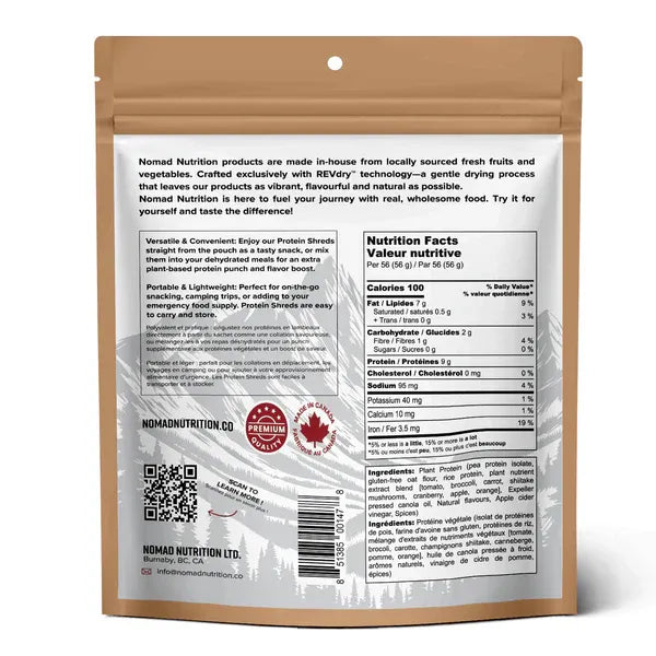 Nomad Nutrition | Plant-Based Protein Shreds