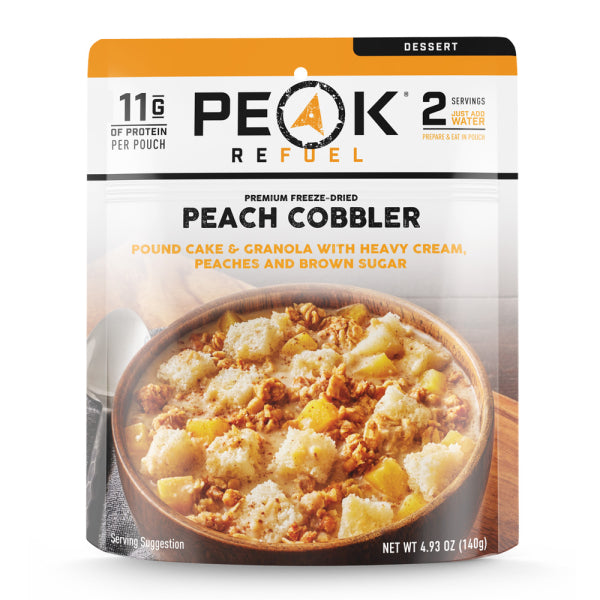 Peak Refuel Peach Cobbler - 670 Calorie Backcountry Dessert