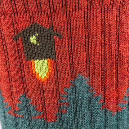 1974 Number 2 Micro Crew Midweight Hiking Sock Teal