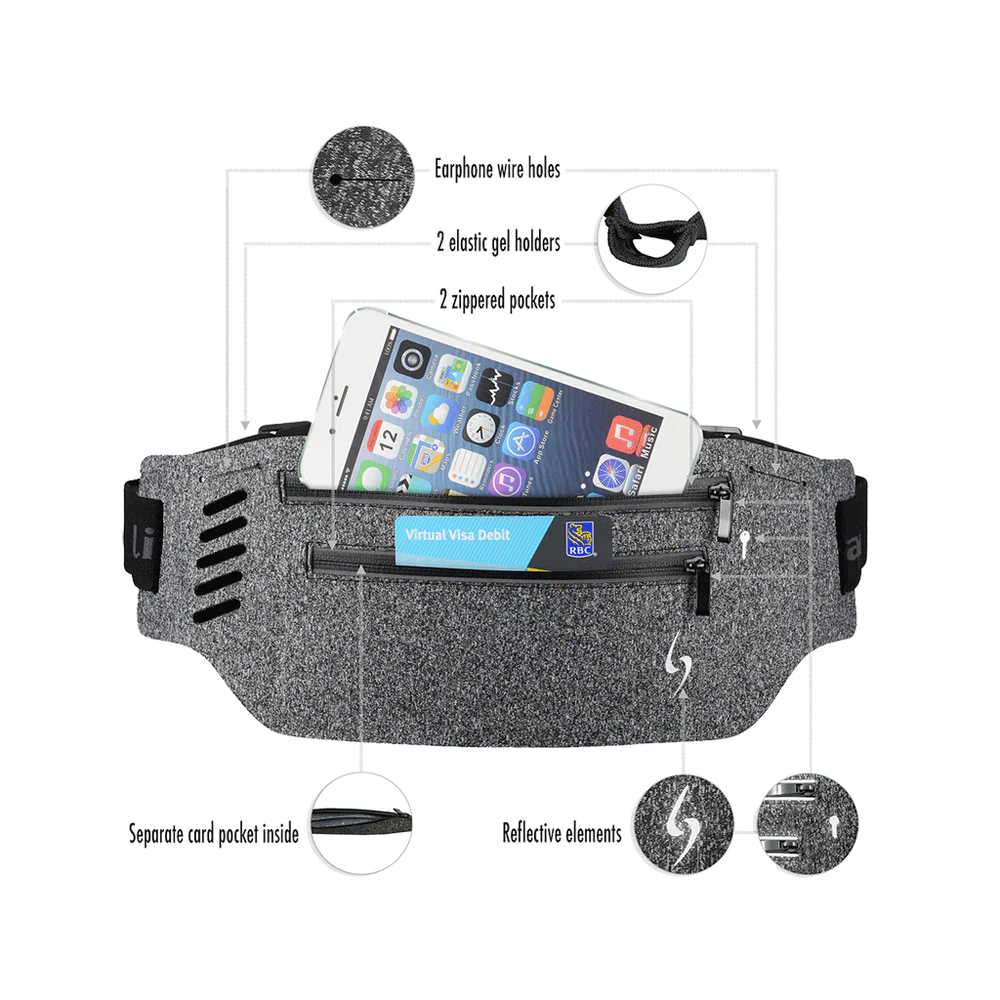 Cloud ECO Running Belt Black