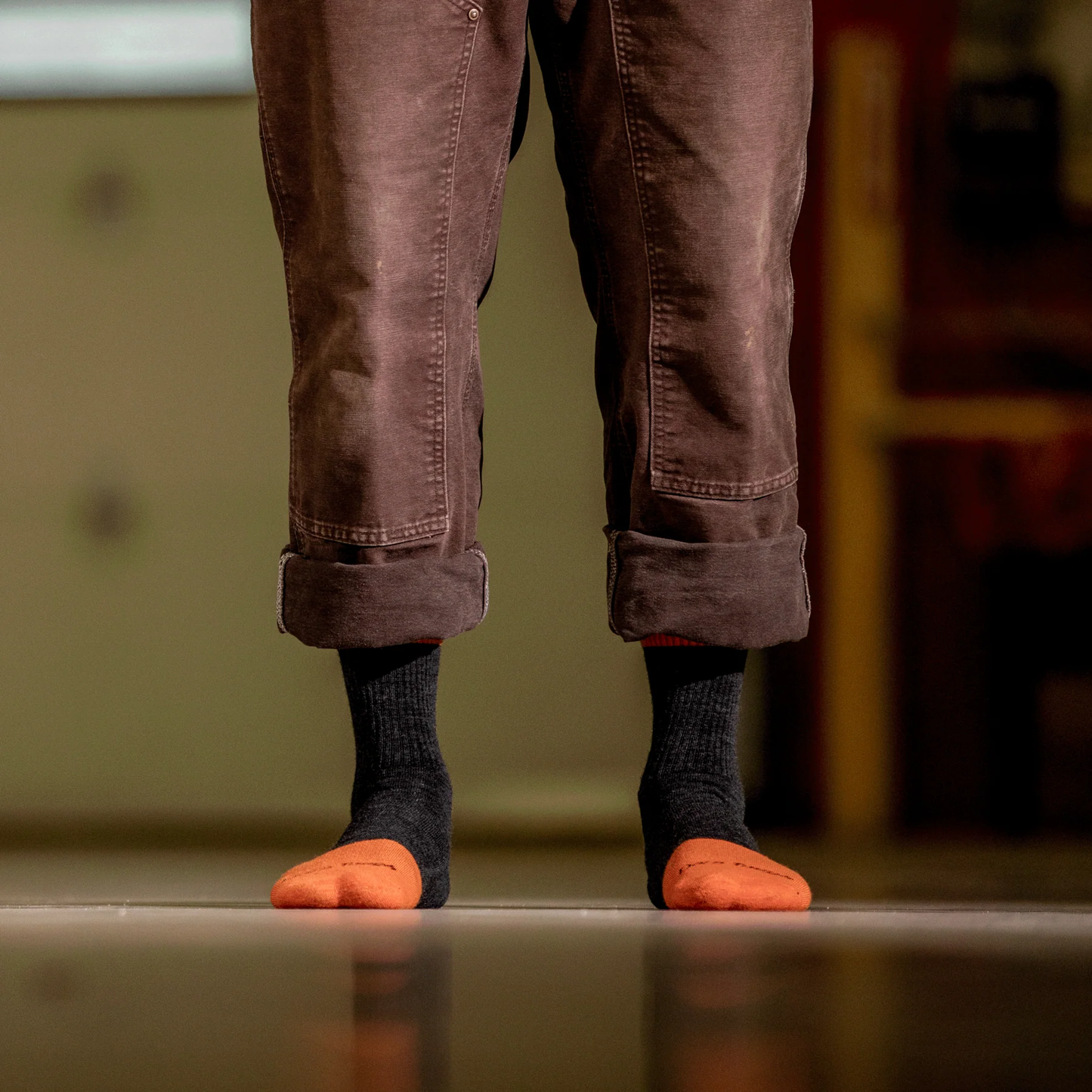 Steely Micro Crew Midweight Work Sock Men's