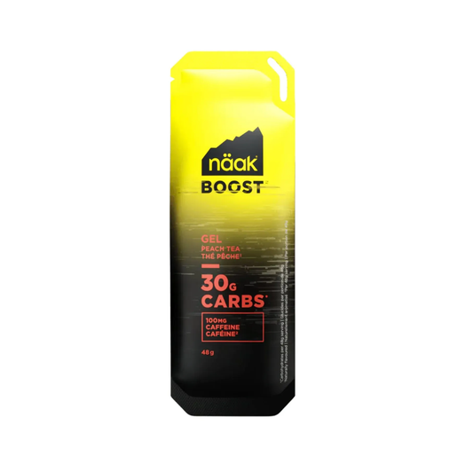 Näak Boost 30 Peach Tea Energy Gel with 100mg caffeine