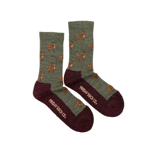 Deer Merino Wool Sock's Women's 5-10