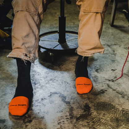 Steely Micro Crew Midweight Work Sock Men's