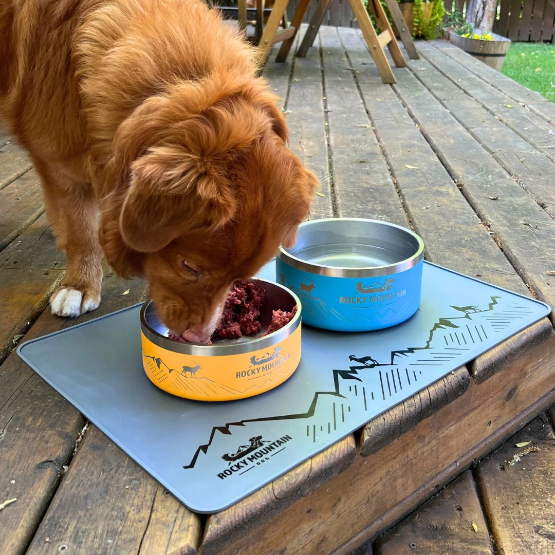 Rocky Mountain Dog Bowl Black  64oz