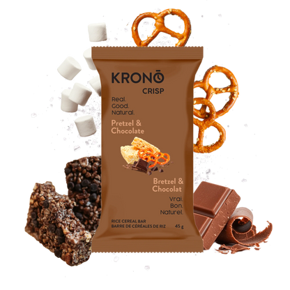 Crispy rice squares Pretzel & Chocolate